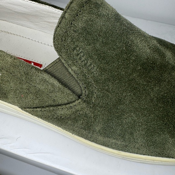 Prada Suede Skate Sneakers - Picture 2 of 8